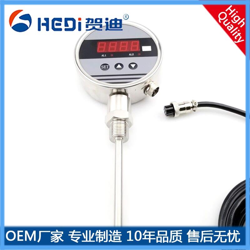 HDT104智能數字高精度溫度控制器水電自來水液壓等行業數字顯示開關測量介質溫度控制器